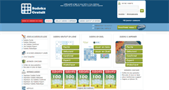 Desktop Screenshot of lesudokugratuit.com